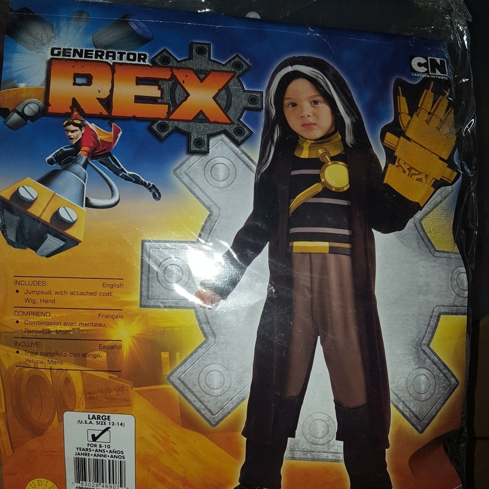 Child's costume generator Rex Van kleiss size